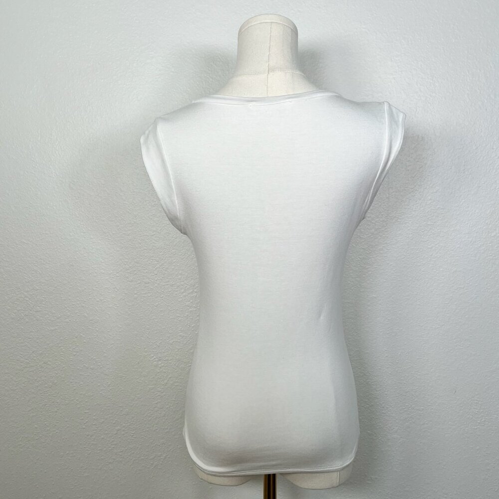 Wasabi + Mint Basic White Tee - Size S - image 2